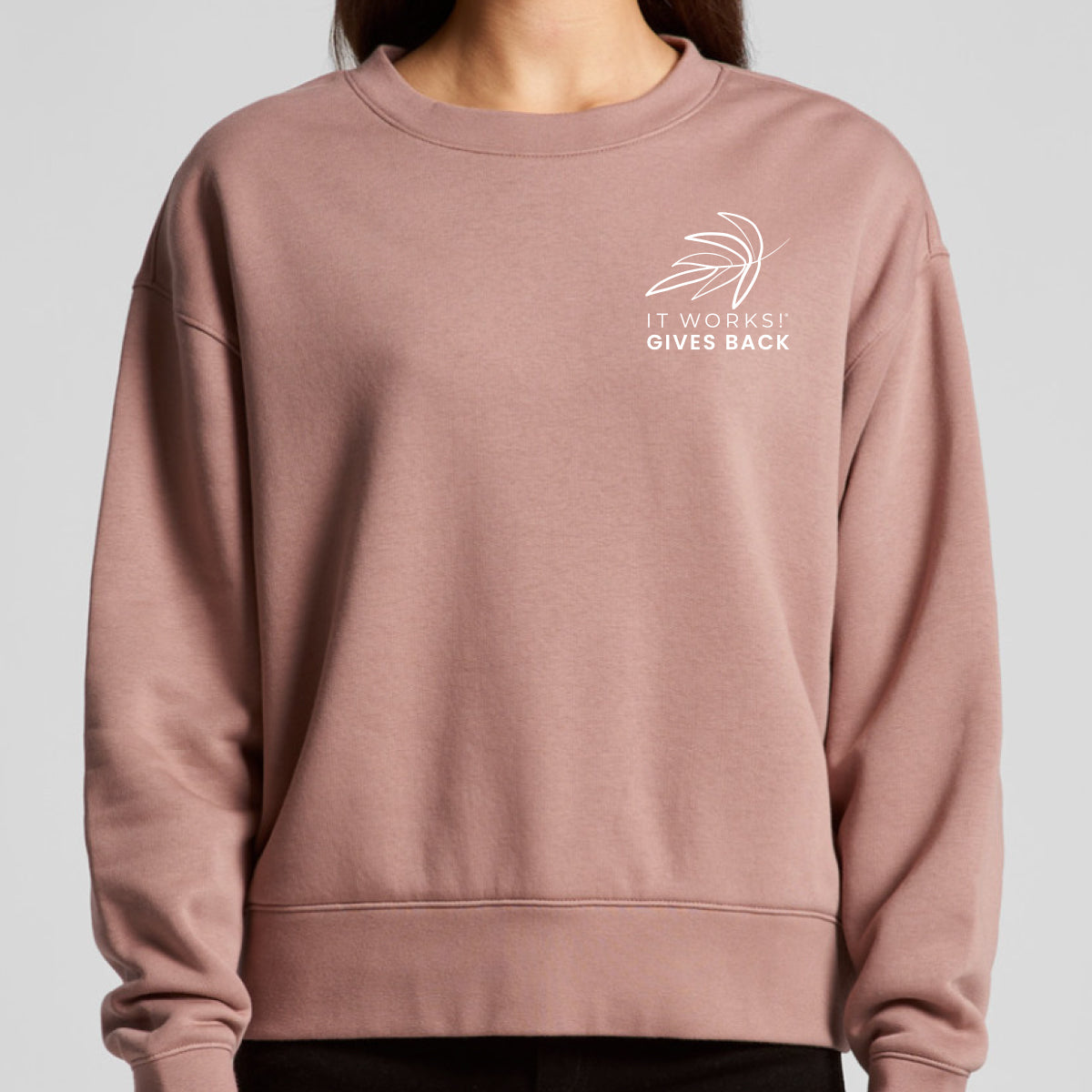 Gives Back Ladies Sweatshirt