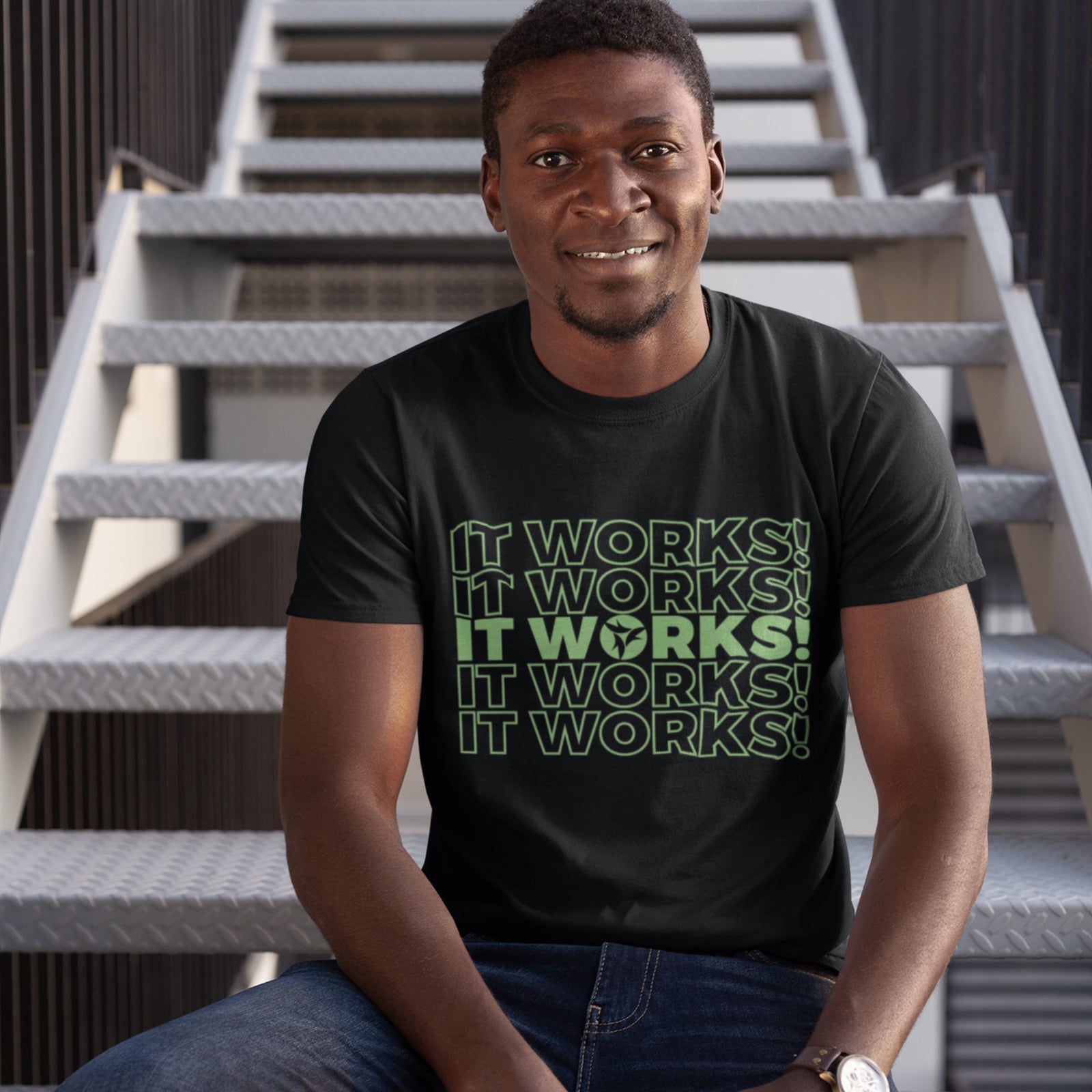 It Works! Green - Crew Neck