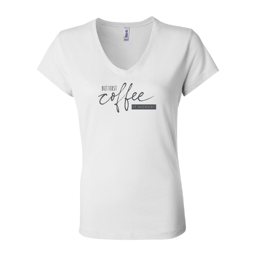 But First, Coffee - V Neck